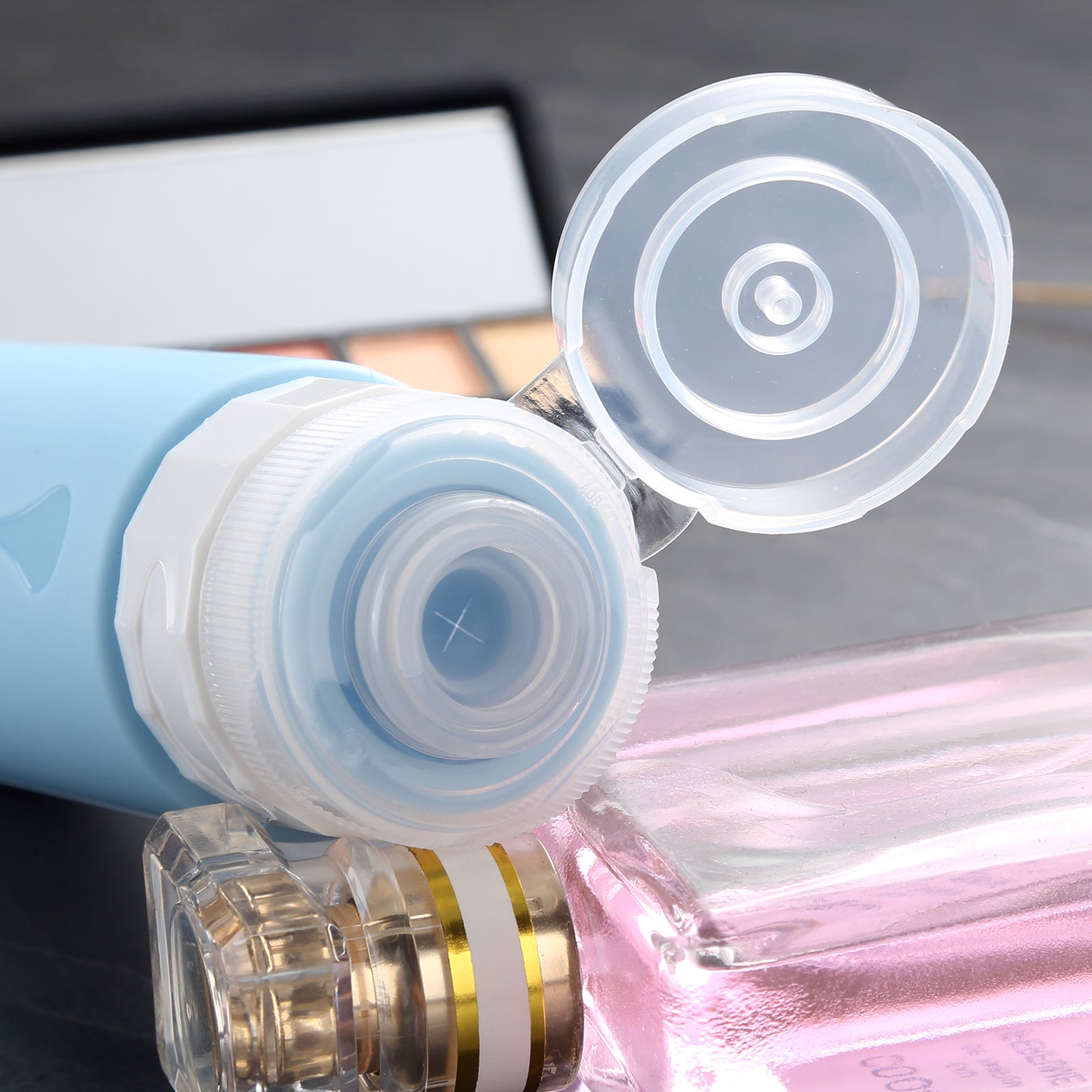 Micebay Travel Bottles for Toiletries Tsa Approved Travel Size Containers BPA Free Leak Proof Travel Tubs Refillable Liquid Travel Accessories for Cometic Shampoo and Lotion Soap, Blue