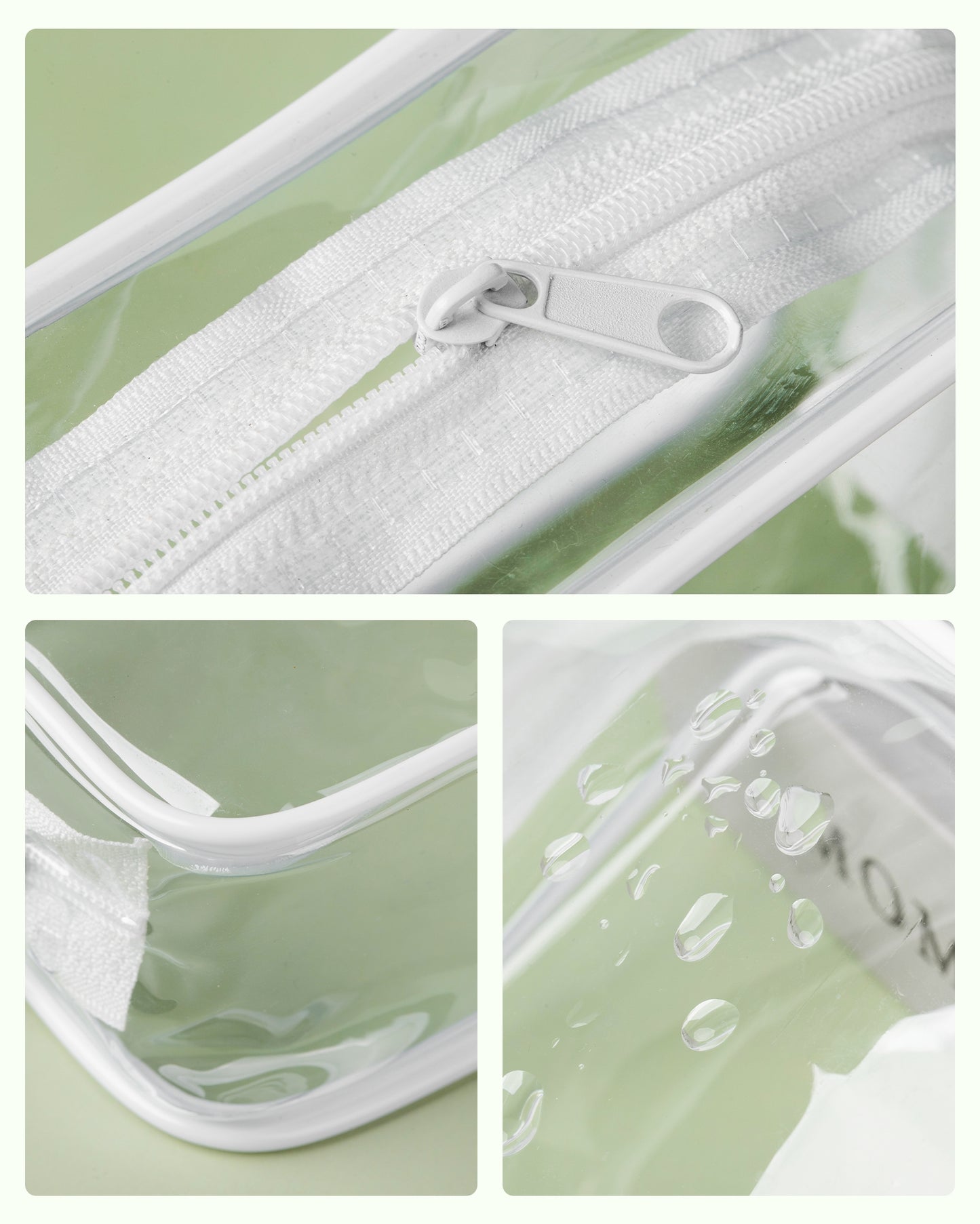 Micebay Travel Containers for Toiletries 4 Pack, TSA Approved Travel Size Toiletries, Portable Size Containers, With Clear Bag Leak Proof Silicone Jars, Essentials Creams Jars Carrying Small Items