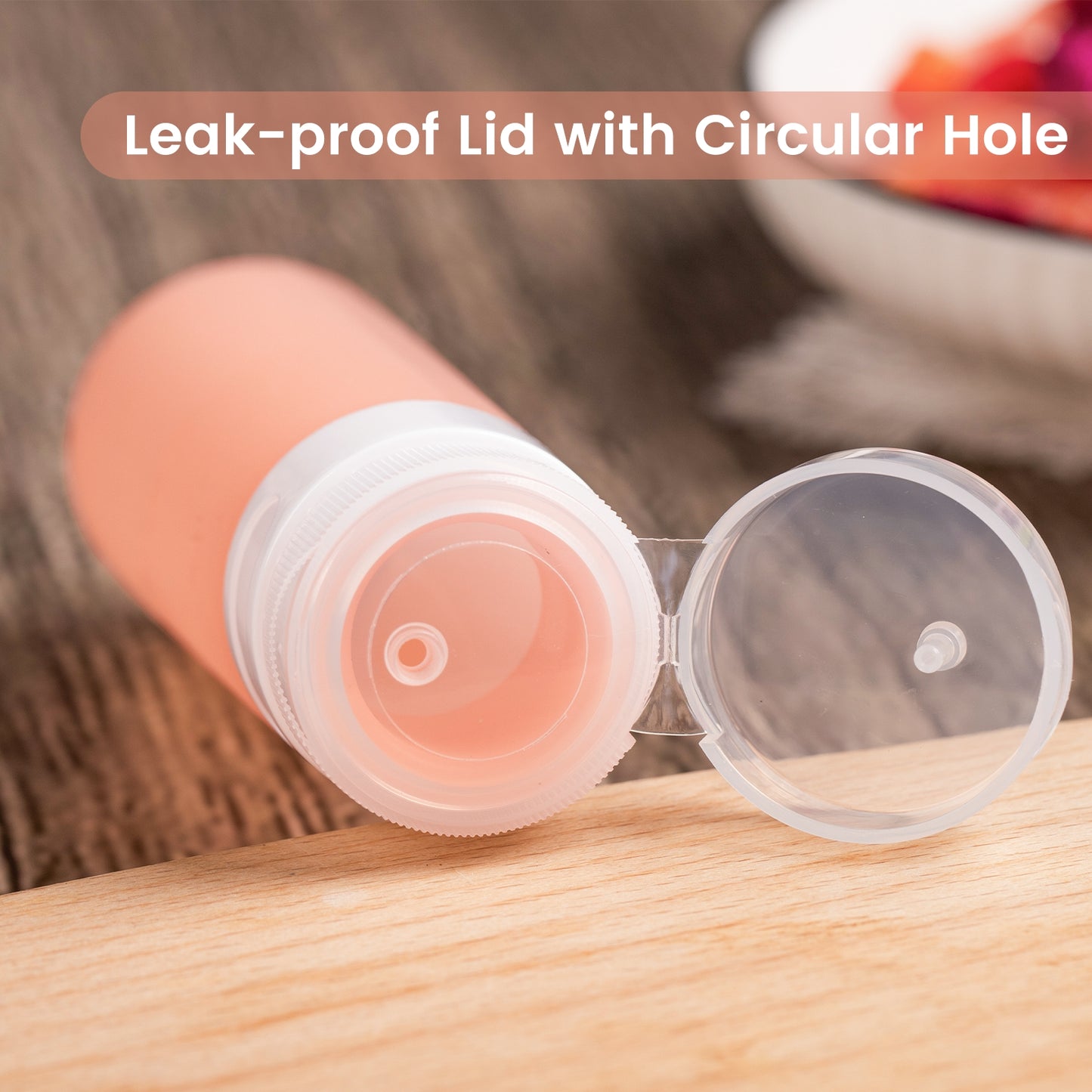 Micebay 3 oz Silicone Condiment Squeeze Bottles, Leakproof Mini Sauce Containers with Reusable Bag, 4-Pack for Meal Prep and Bento Boxes, Candies