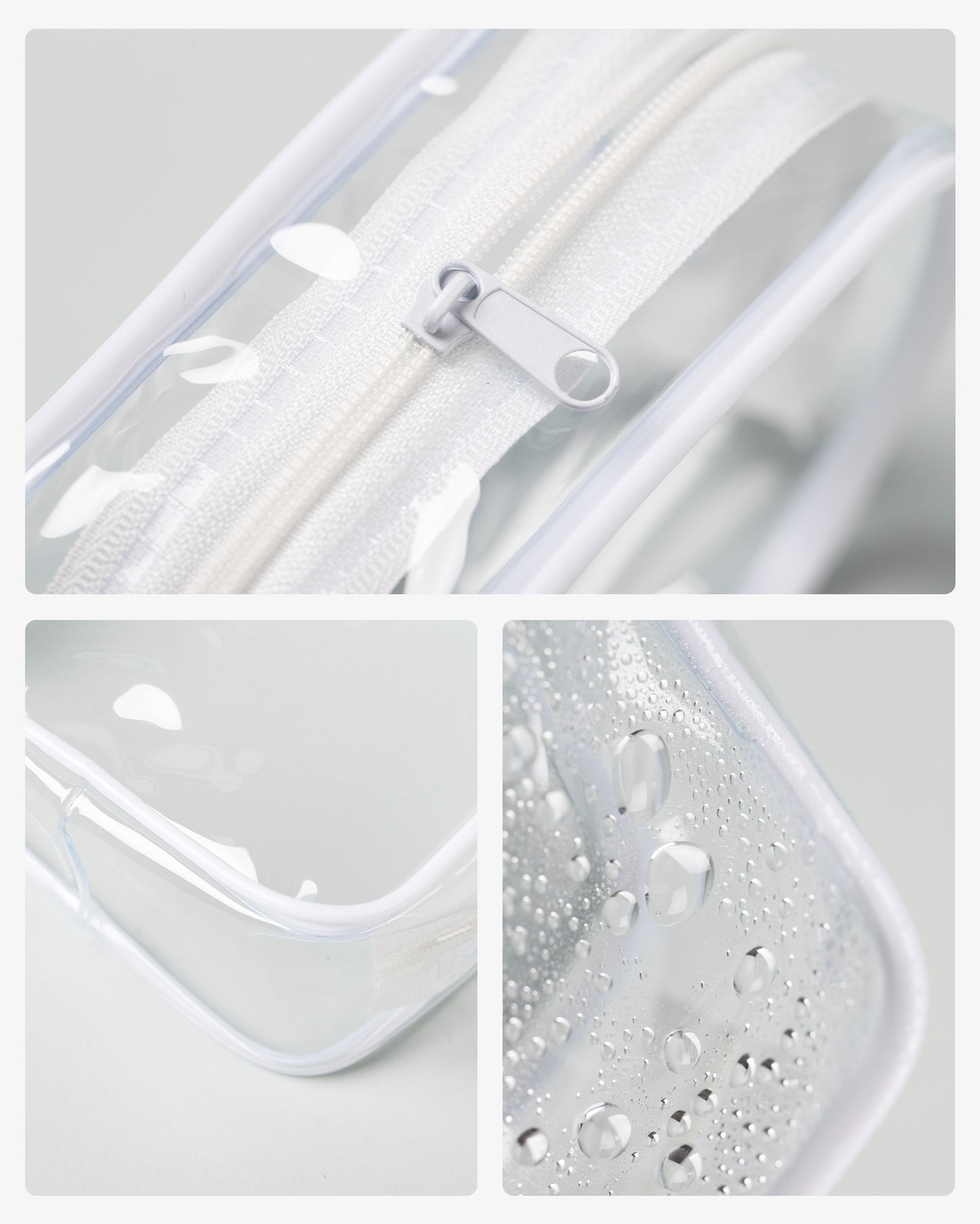 Micebay Travel Containers for Toiletries, Tsa Approved Travel Size Toiletries 4 Pack, with Clear Bag, Leak Proof Silicone Jars