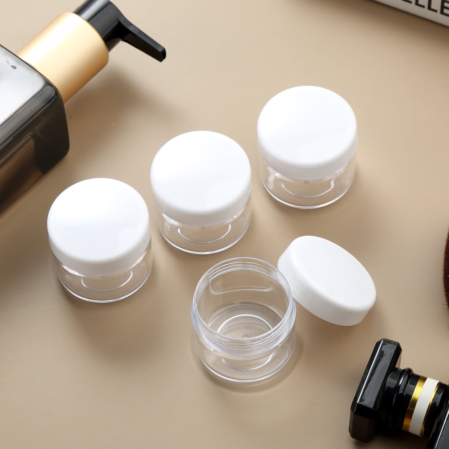 Micebay 6oz Silicone Travel Bottles, Leak Proof Toiletry Containers for Shampoo, Conditioner & Lotion, Cream