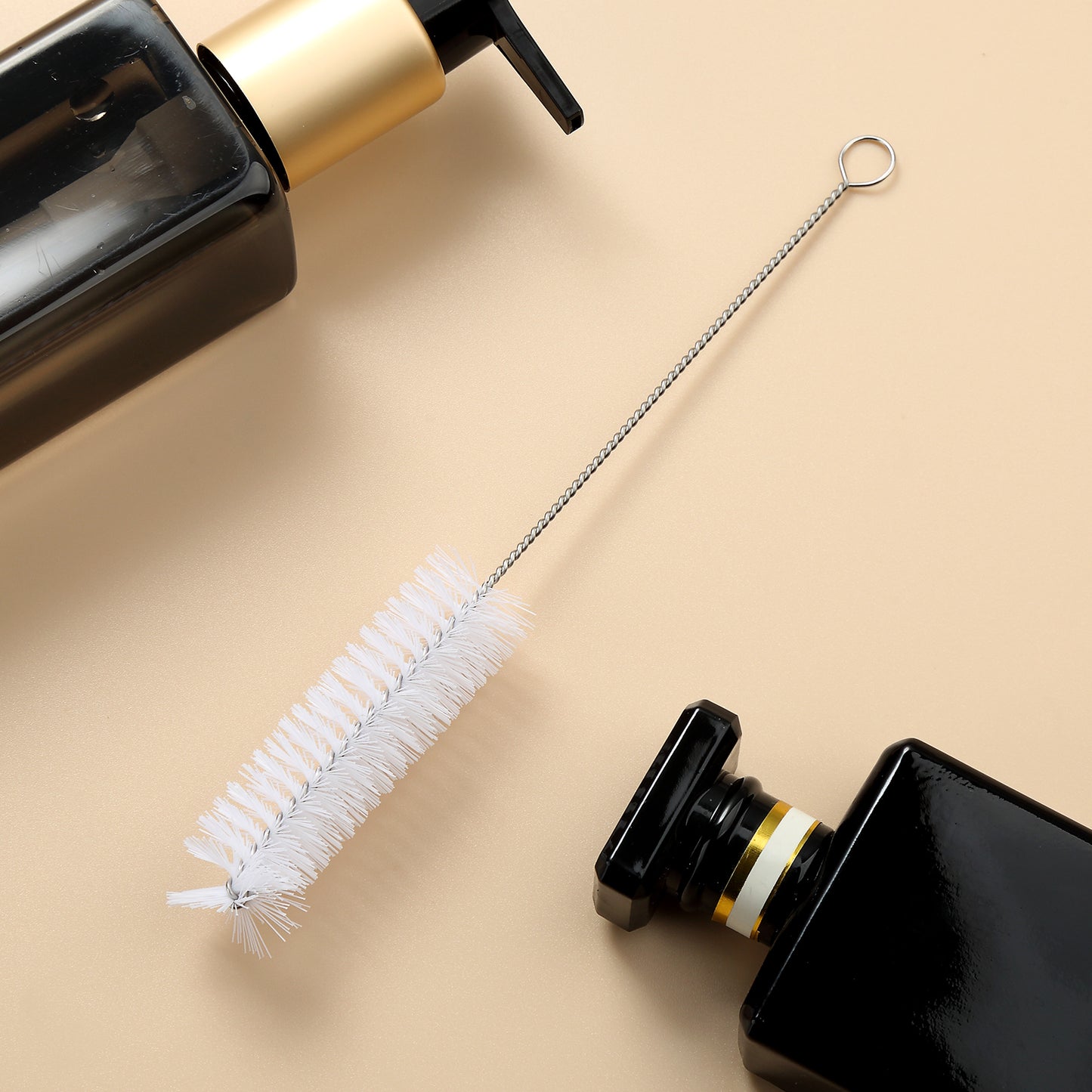 Micebay 6oz Silicone Travel Bottles, Leak Proof Toiletry Containers for Shampoo, Conditioner & Lotion, Apricot