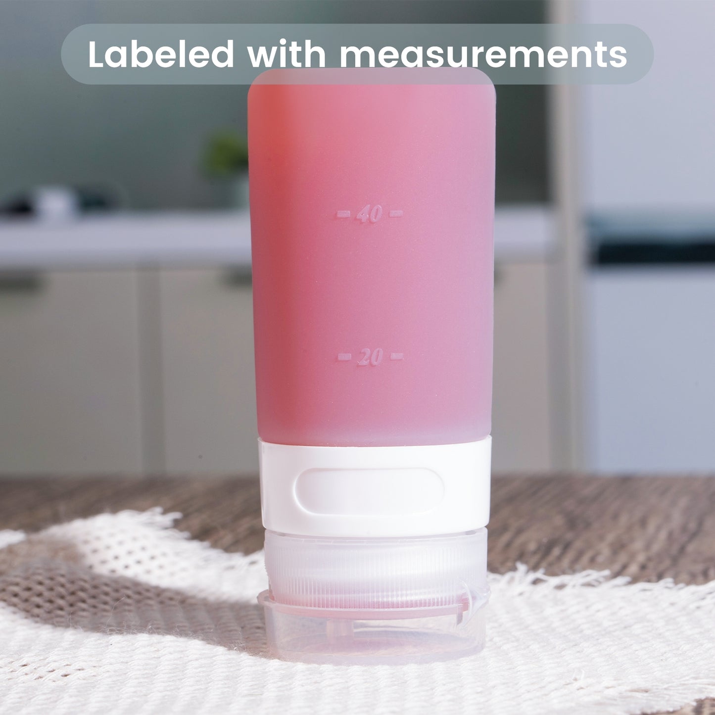 Micebay 2 oz Silicone Condiment Squeeze Bottles, Leakproof Mini Sauce Containers with Reusable Bag, 4-Pack for Meal Prep and Bento Boxes, Grey