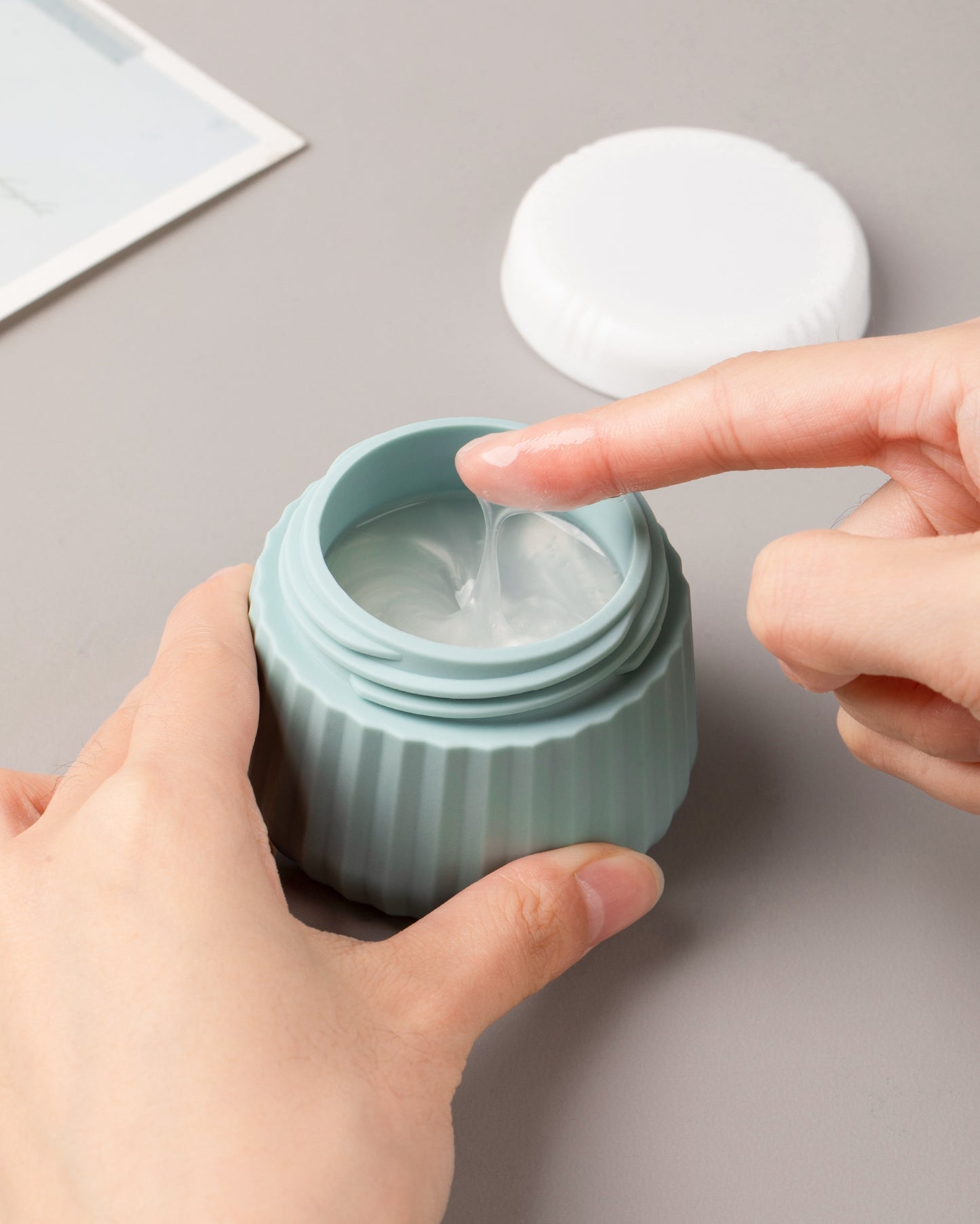 Micebay Travel Containers for Toiletries 4 Pack, TSA Approved Travel Size Toiletries, Portable Size Containers, With Clear Bag Leak Proof Silicone Jars, Essentials Creams Jars Carrying Small Items