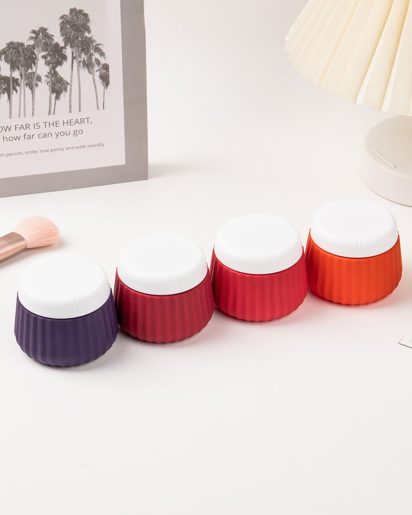Micebay Travel Containers for Toiletries 4 Pack, TSA Approved Travel Size Toiletries, Portable Size Containers, With Clear Bag Leak Proof Silicone Jars, Essentials Creams Jars Carrying Small Items